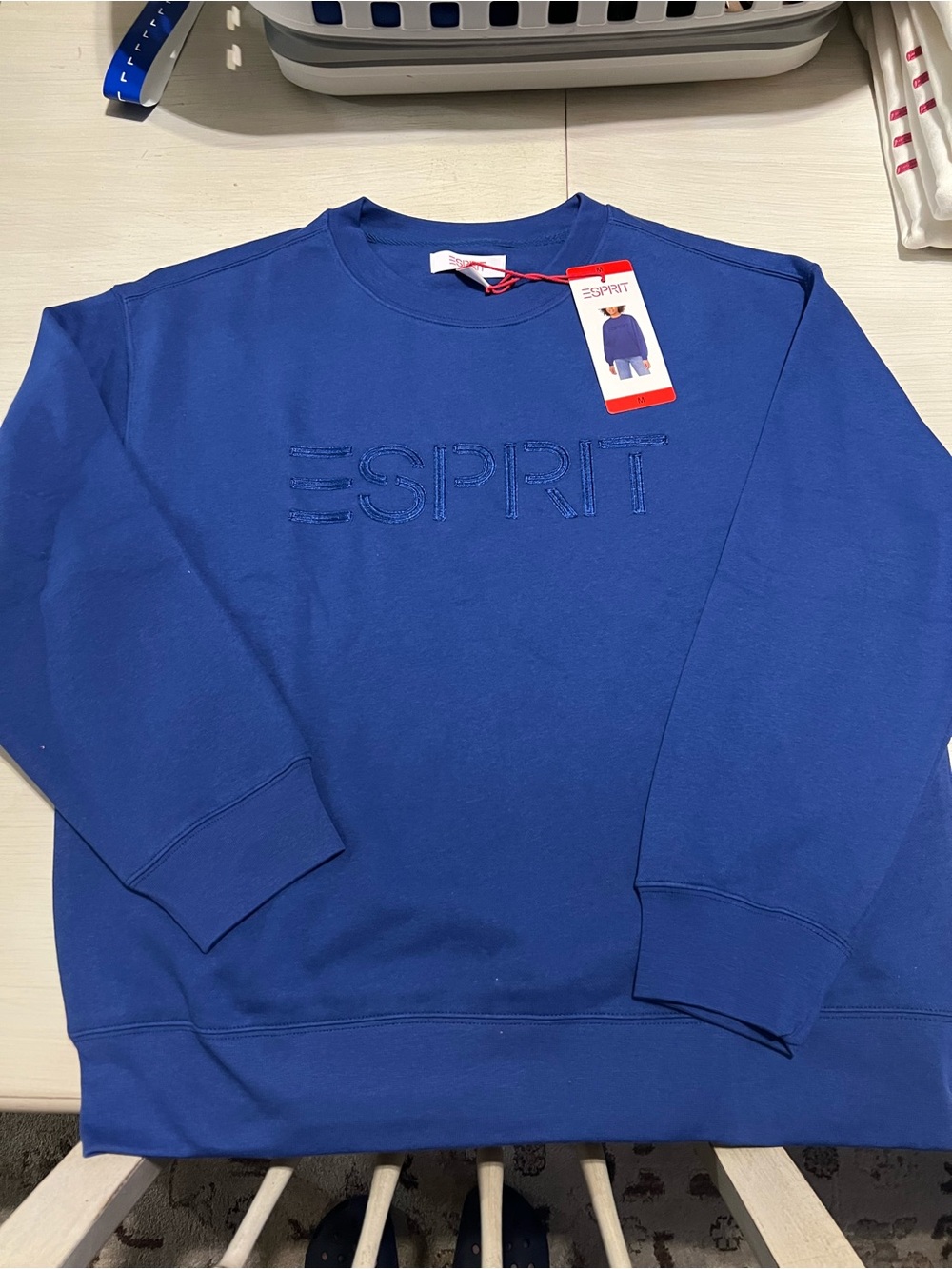 Esprit Women’s Crewneck Sweatshirt in Blue